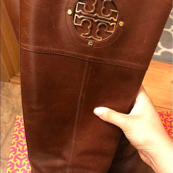 Tory burch riding boots sz 10.5 - Picture 3 of 5